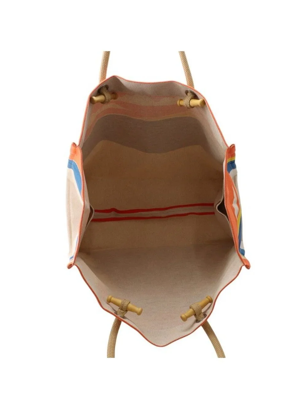 Hermes Tote Bag Escale a la Plage Print Asier Silver Toile Ash Beach